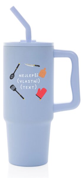 Personalizovaná nerezová termoska s barevným víčkem - nejlepší v oboru