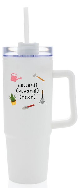 Personalizovaná cestovní termoska s průhledným víčkem - nejlepší v oboru