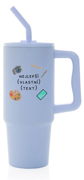 Personalizovaná nerezová termoska s barevným víčkem - nejlepší v oboru