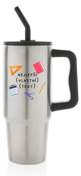 Personalizovaná nerezová termoska s barevným víčkem - nejlepší v oboru