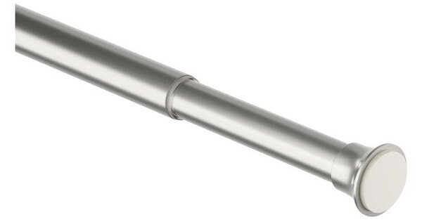 Tyč na sprchový závěs v matně stříbrné barvě 106 - 182 cm Chroma – Umbra