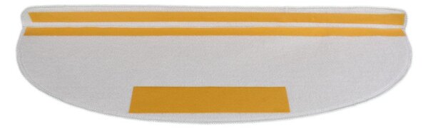 Černobílé nášlapy na schody v sadě 16 ks 20x65 cm Golden Marble – Vitaus