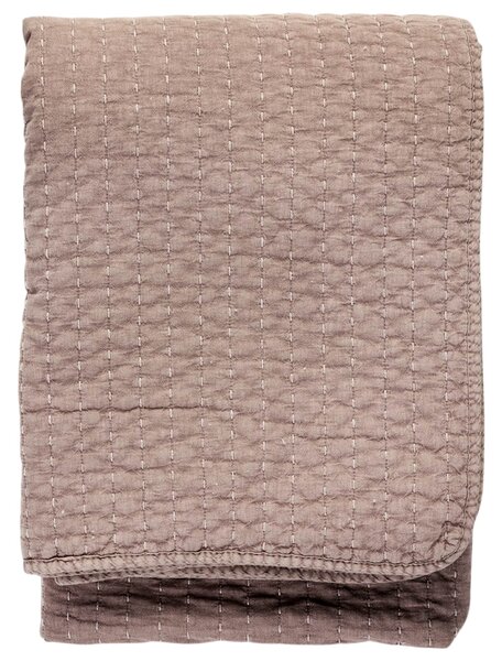 Prošívaný přehoz Dusty Lilac 130 × 180 cm