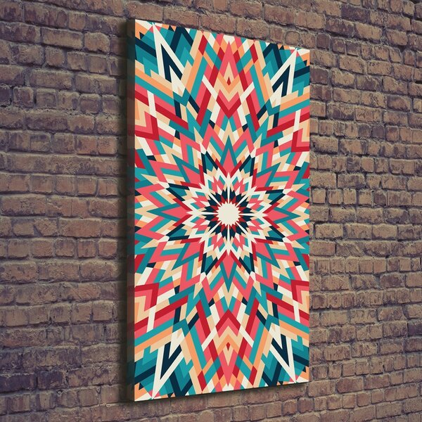 Vertikální Vertikální Foto obraz na plátně do obýváku Kaleidoskop ocv-96923575