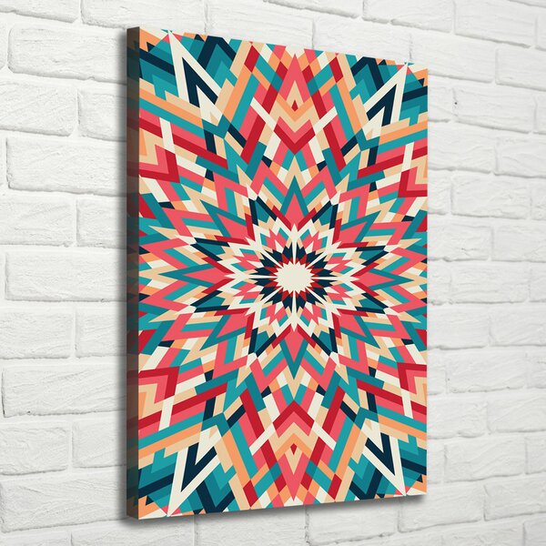 Vertikální Vertikální Foto obraz na plátně do obýváku Kaleidoskop ocv-96923575
