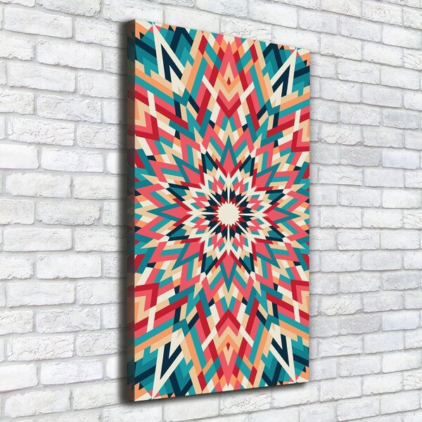 Vertikální Vertikální Foto obraz na plátně do obýváku Kaleidoskop ocv-96923575