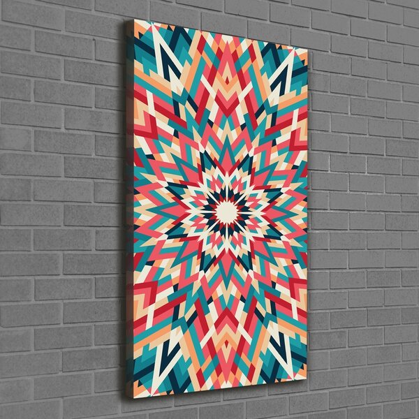 Vertikální Vertikální Foto obraz na plátně do obýváku Kaleidoskop ocv-96923575