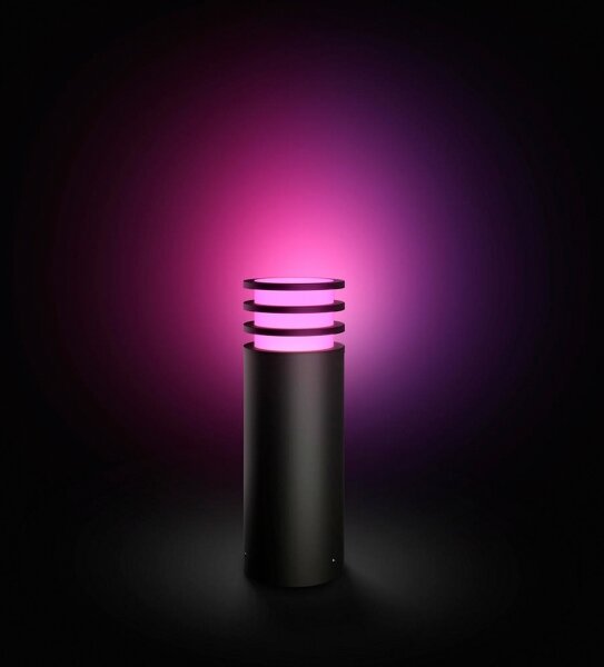 Philips - LED RGB Stmívatelná venkovní lampa Hue LUCCA 1xE27/8,1W/230V IP44
