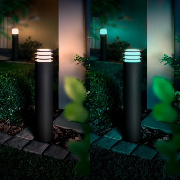Philips - LED RGB Stmívatelná venkovní lampa Hue LUCCA 1xE27/8,1W/230V IP44