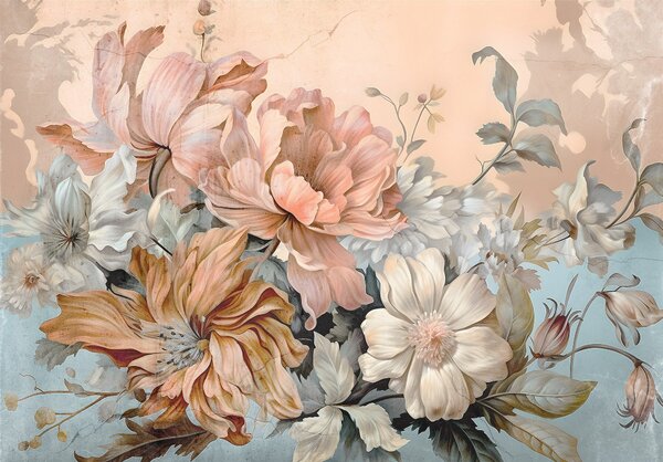 Postershop Fototapeta vliesová: Nature flowers pastel floral - 208x146 cm
