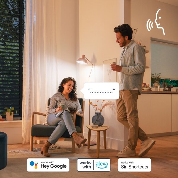SADA 3x LED RGB Stmívatelná žárovka Philips SMART C37 E14/4,9W/230V 2200-6500K