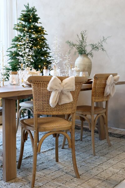 Dekorativní mašle Beige/Mocca – set 3 ks