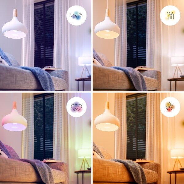 LED Stmívatelná žárovka Philips SMART P45 E14/4,9W/230V 2200-6500K