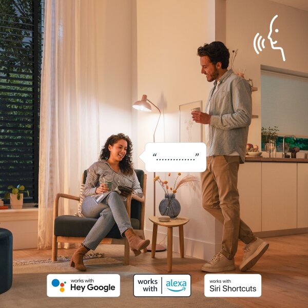 SADA 2x LED Stmívatelná žárovka Philips SMART A60 E27/8,5W/230V 2200-6500K