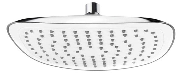 Mereo, Talířová sprcha horní 230x180mm s kloubem, pochromovaný plast, CB485L