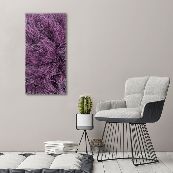 Vertikální Foto obraz canvas Růžový kožich ocv-97730834