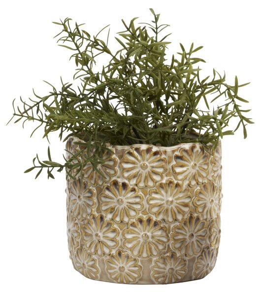 Keramický obal na květiny Daisy Sand Menší