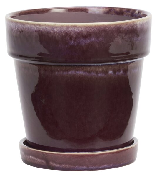 Květináč s podmiskou Purple Ø 18 cm