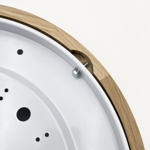 Brilagi - LED Stropní svít. CARVALHO MODERN SLIM 2xE27/60W/230V pr. 37,5 cm dub