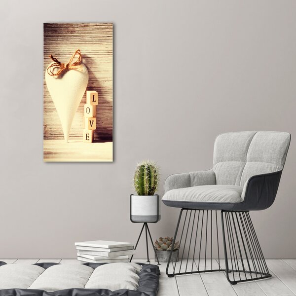 Vertikální Moderní fotoobraz canvas na rámu Láska ocv-98523740
