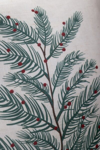 Lněný povlak na polštář Fir Branch 35 × 50 cm