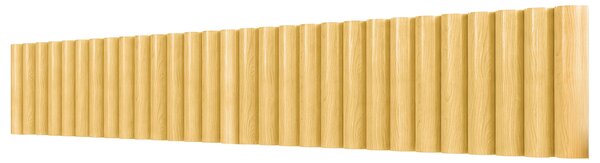 Outsunny dřevěný zahradní plot 176 x 30 cm — panely, zábrana pro mazlíčky, obruba záhonů, přírodní dřevo | Aosom