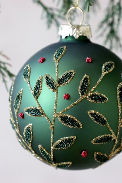 Vánoční baňka Mistletoe Moss