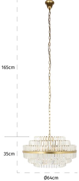 -25 % Dny MOMENTI– Richmond Křišťálový lustr Desire 65 cm
