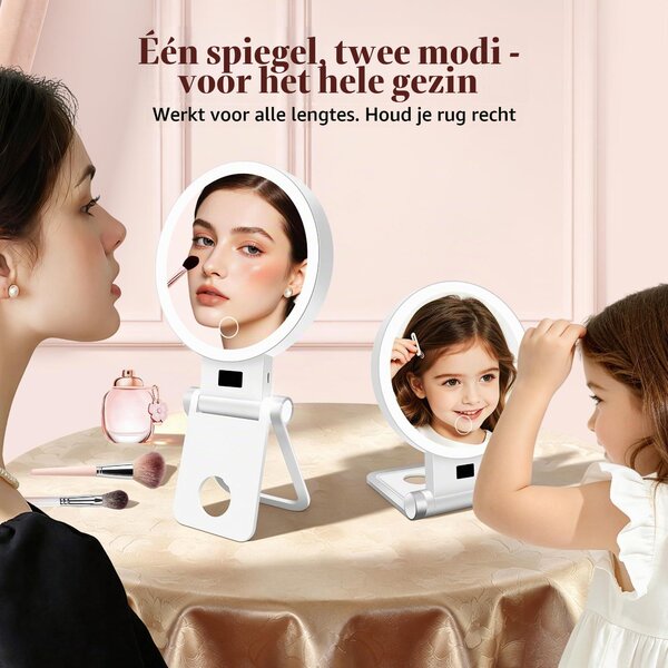 Kosmetické zrcadlo Beauty Planet s osvětlením – sada 30 kusů – zvýšená standardní kvalita