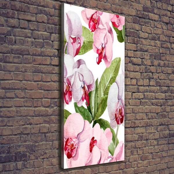 Vertikální Vertikální Foto obraz na plátně do obýváku Orchidej ocv-98952398