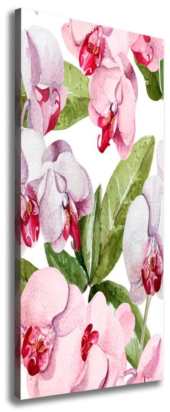Vertikální Vertikální Foto obraz na plátně do obýváku Orchidej ocv-98952398