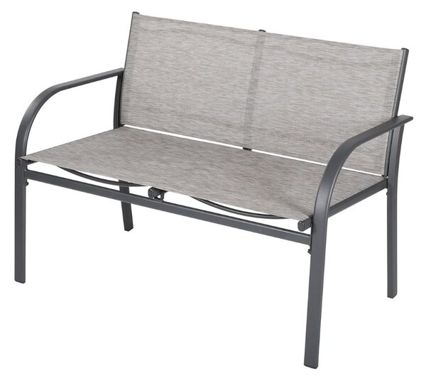 Zahradní set LOUNGE s křesly, lavicí a stolkem, šedý