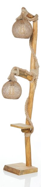 Opviq Stojací lampa Arbor II 140 cm hnědá