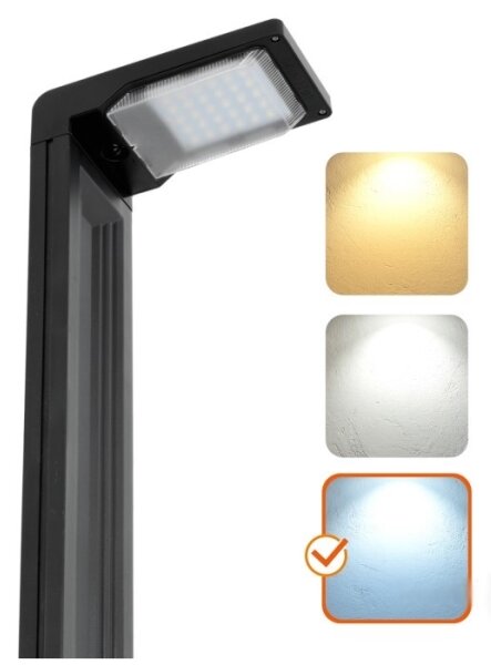 LED Solární lampa LED/0,2W/3,7V 6500K IP44 2200 mAh