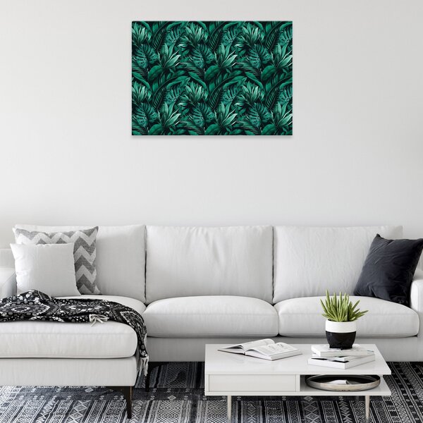 Postershop Obraz na plátně: Nature leaves tropical monstera - 80x60 cm
