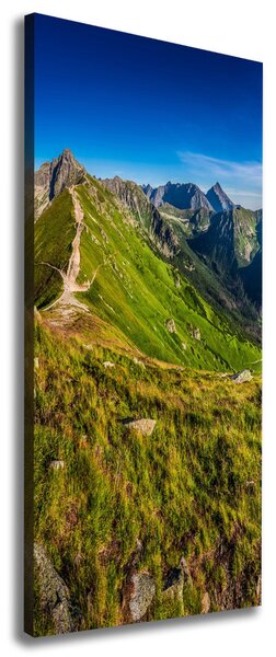 Vertikální Foto obraz tištěný na plátně Tatry ocv-99701533