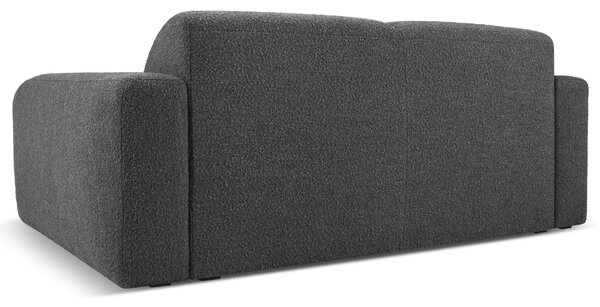 Windsor & Co Tmavě šedá bouclé dvoumístná pohovka Lola 170 cm