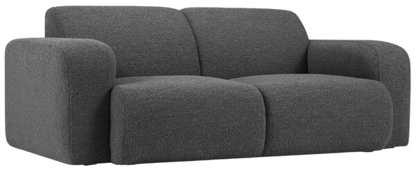 Windsor & Co Tmavě šedá bouclé dvoumístná pohovka Lola 170 cm