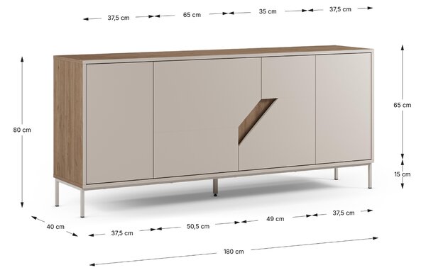 Marckeric Komoda Lilou 180 x 40 cm