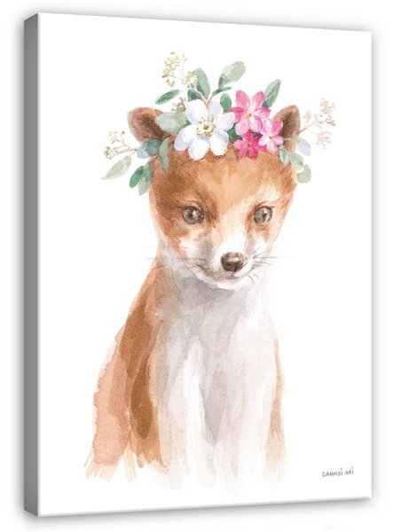 Postershop Obraz na plátně: For Children Animals Flowers Art - 100x75 cm