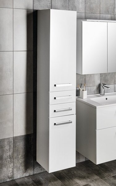 Aqualine Aqualine, VEGA Skříňka vysoká 35x184x31cm, bílá, VG185