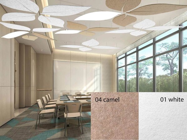 Stropní panel Bilnora, extra hustý, ve tvaru listu 1400×700×12 mm
