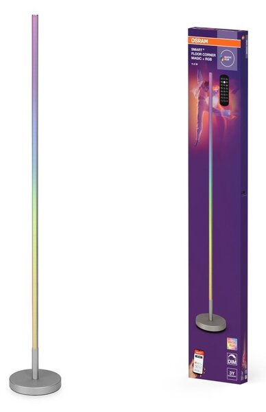 SMART WIFI rohová lampa Magic RGB stříbrné, dálkové ovládání