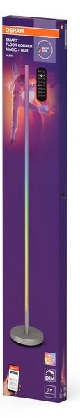 SMART WIFI rohová lampa Magic RGB stříbrné, dálkové ovládání