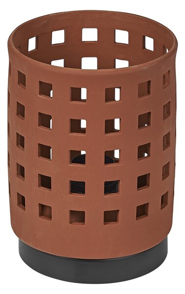 Dekorativní stolní svítidlo Clay Windows, 1xE27, hnědé