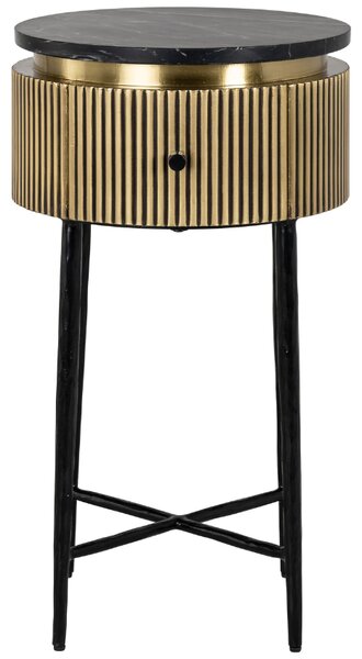 Richmond Mramorový odkládací stolek Ironville 40 cm