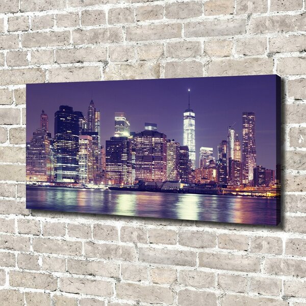 Foto obraz canvas New York noc oc-100962649