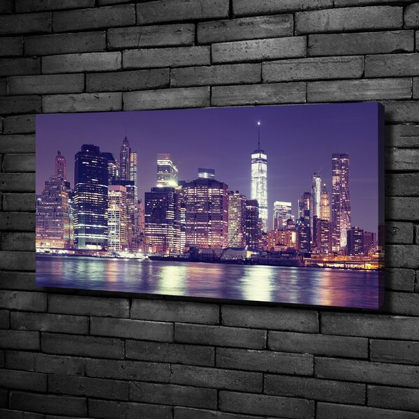 Foto obraz canvas New York noc oc-100962649