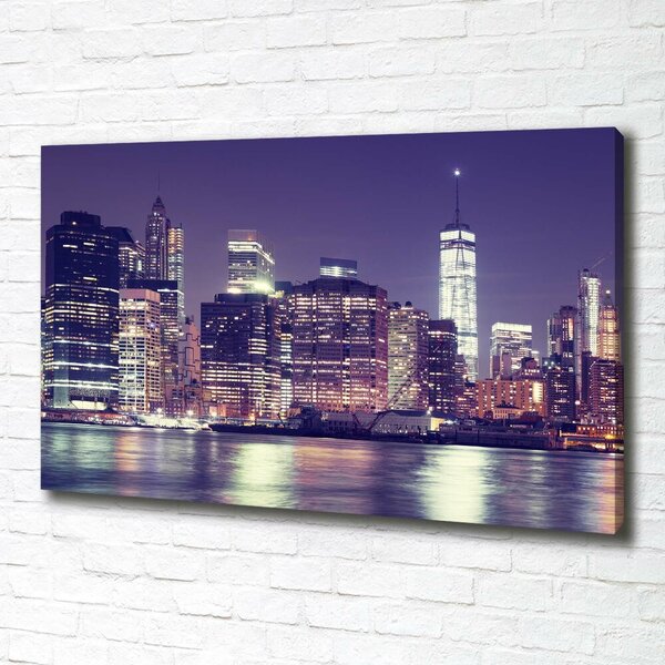 Foto obraz canvas New York noc oc-100962649