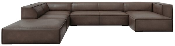 -25 % Dny MOMENTI– Windsor & Co Kožená rohová pohovka Madame 365 cm, levá